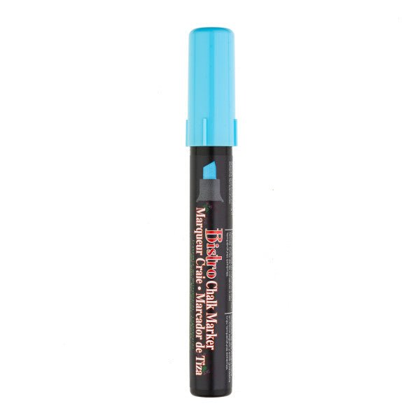 Bistro Chalk Marker - Chisel Tip - Fluorescent Blue - merriartist.com