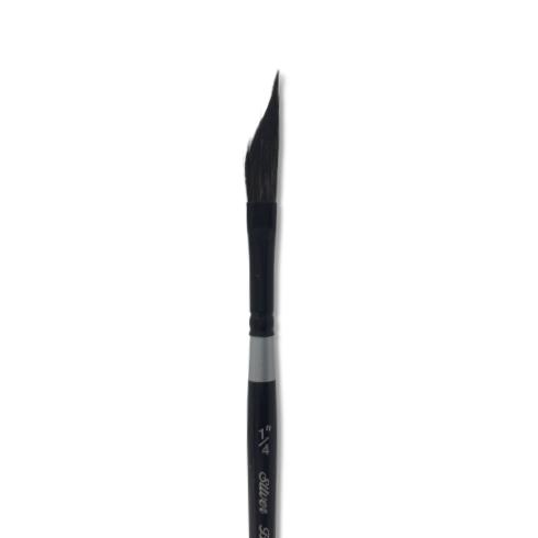 Black Velvet Watercolor Brush - Dagger Striper 1/4 inch - merriartist.com