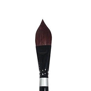 Black Velvet Watercolor Brush - Oval Wash 3/4 inch - merriartist.com