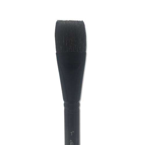 Black Velvet Watercolor Brush - Square Wash 1 inch - merriartist.com
