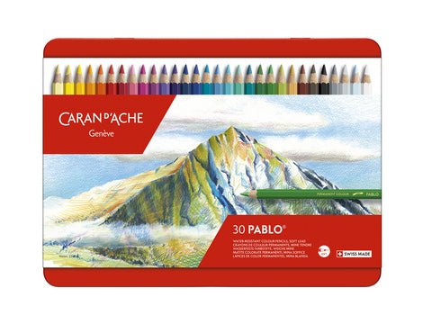 Caran d'Ache Pablo Colored Pencils - set of 30 - merriartist.com