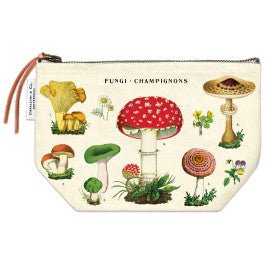 Cavallini Vintage Pouch - Mushrooms - merriartist.com