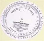 Circular Proportional Scale - 6 inch - merriartist.com