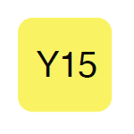 Copic Classic (Original) Marker Y15 Cadmium Yellow - merriartist.com