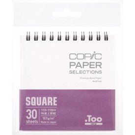 Square 5x5 Bleedproof Marker Paper Pad, 110 GSM Alcohol Ink Bristol Paper  Sketchbook, Handmade Journal Hardbound 88 Sheets (176 Pages) Markers Ink