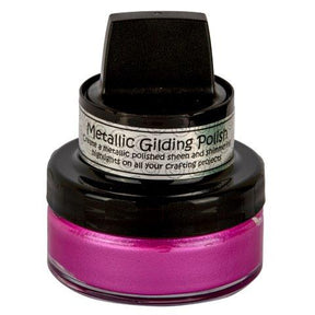 Cosmic Shimmer Metallic Gilding Polish 50 ml - Indian Pink - merriartist.com