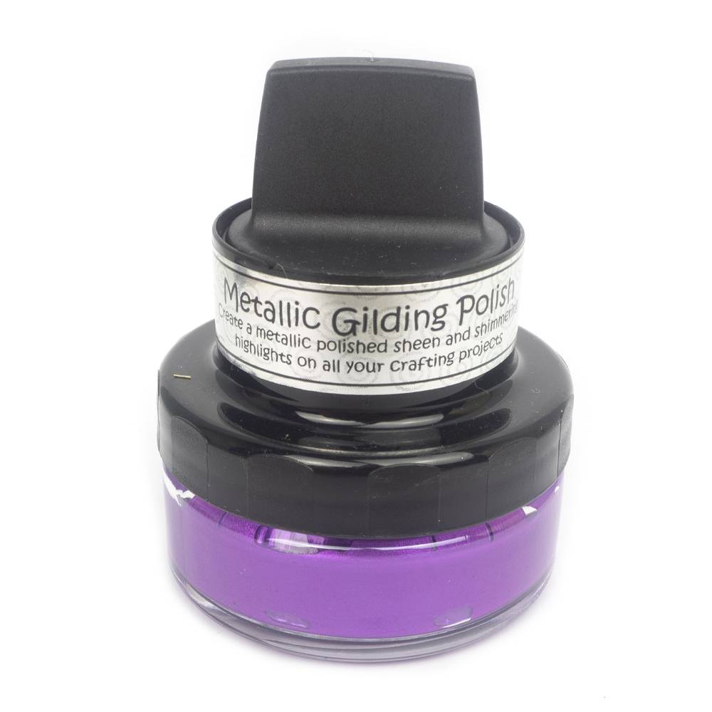 Cosmic Shimmer Metallic Gilding Polish 50 ml - Purple Paradise - The Merri Artist - merriartist.com