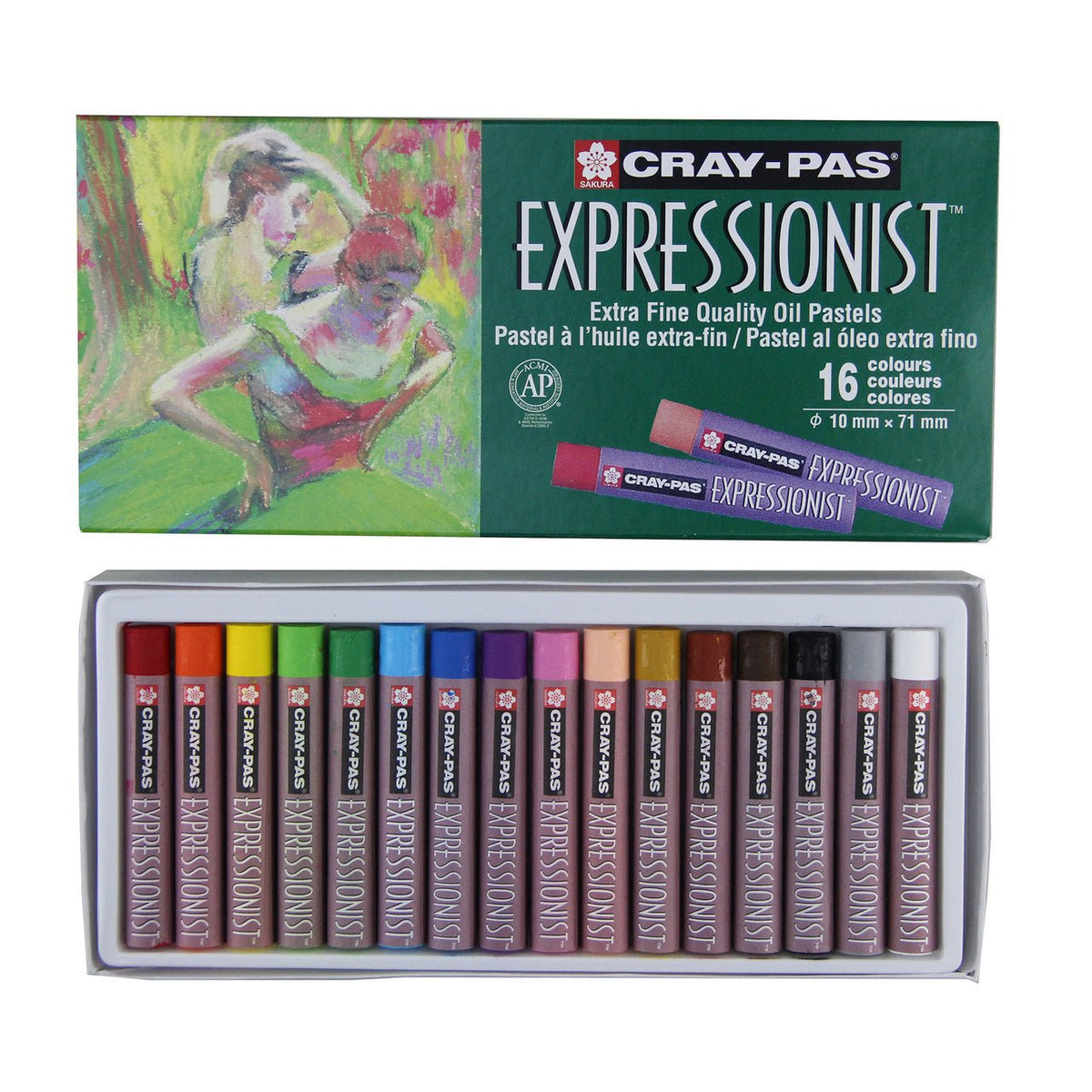 Cray-Pas Expressionist Oil Pastels set of 16 - merriartist.com