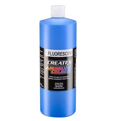 Createx Airbrush Colors 5403 Fluorescent Blue 32 fl. oz. - merriartist.com