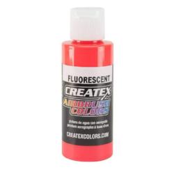 Createx Airbrush Colors 5408 Fluorescent Red 2 fl. oz. - merriartist.com
