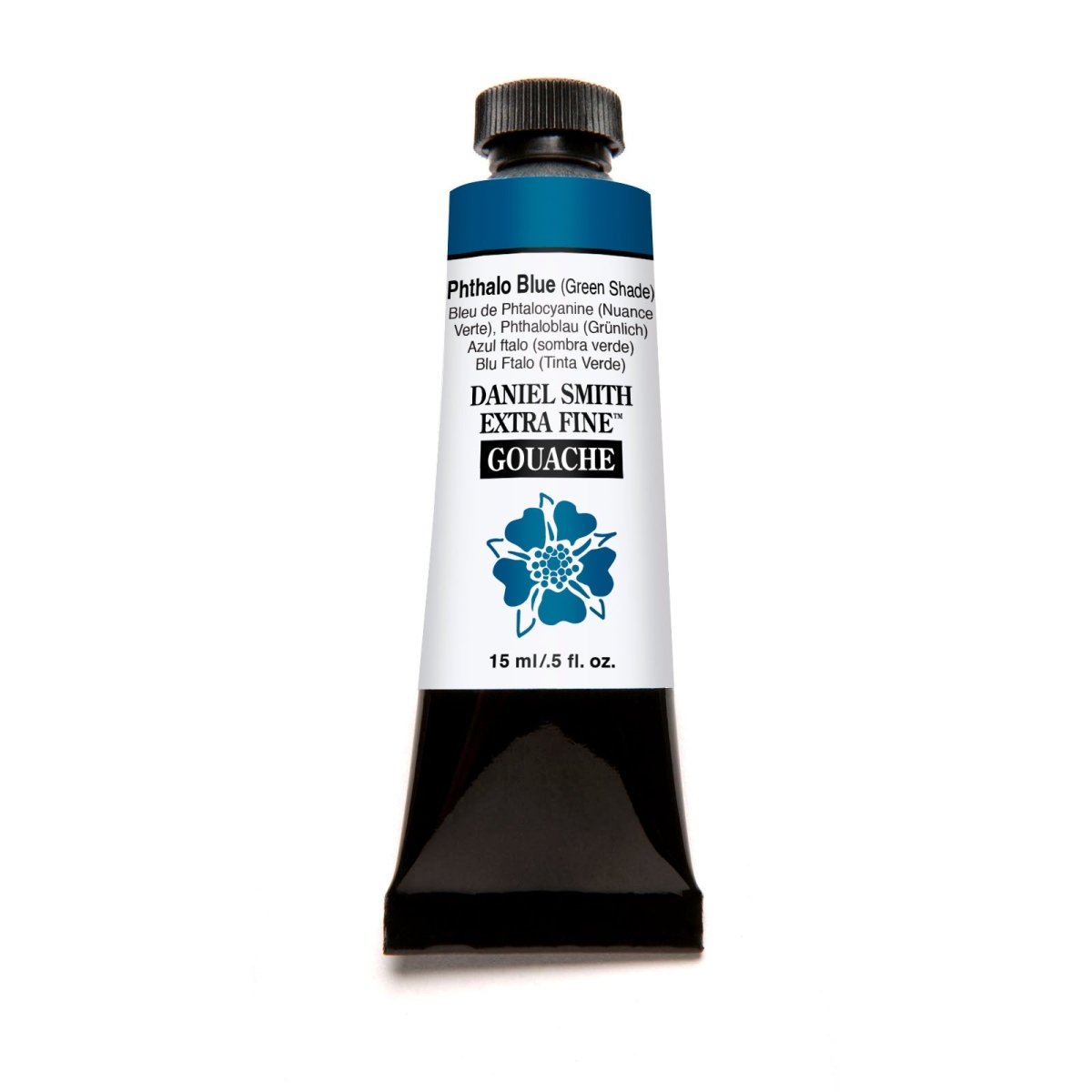 Daniel Smith Extra Fine Gouache 15 ml - Phthalo Blue (GS) - merriartist.com