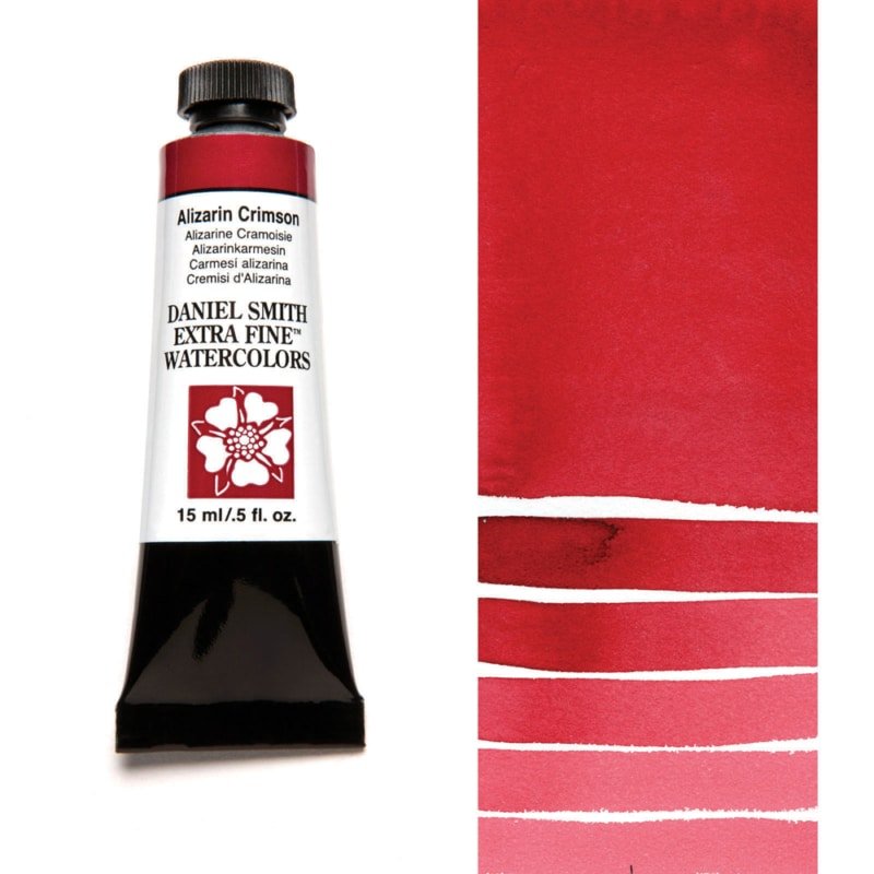 Daniel Smith Extra Fine Watercolor - Alizarin Crimson 15 ml - merriartist.com