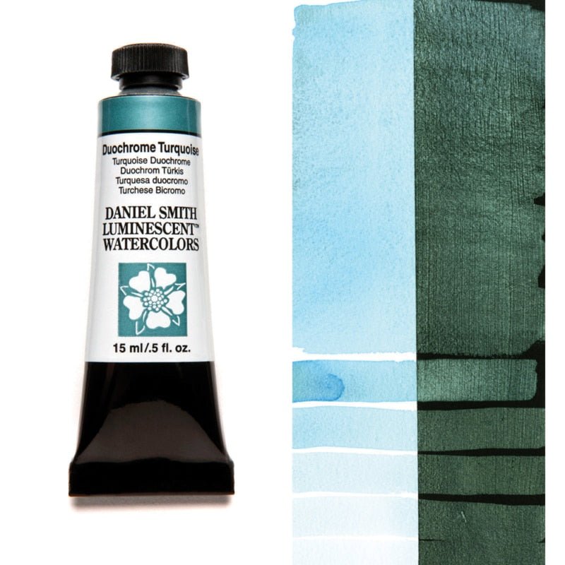 Daniel Smith Extra Fine Watercolor - Duochrome Turquoise 15 ml - merriartist.com