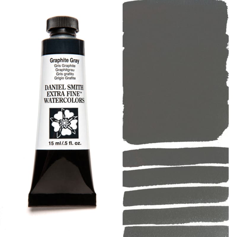 Daniel Smith Extra Fine Watercolor - Graphite Gray 15 ml - merriartist.com