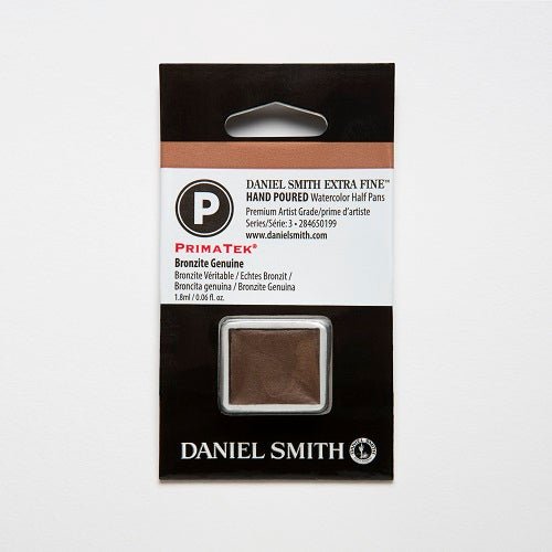 Daniel Smith Extra Fine Watercolor Half Pan - Bronzite Genuine - merriartist.com