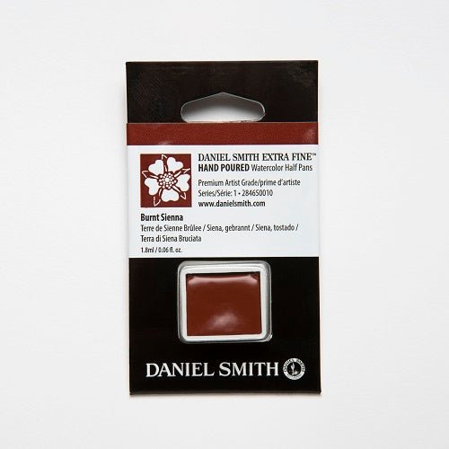 Daniel Smith Extra Fine Watercolor Half Pan - Burnt Sienna - merriartist.com