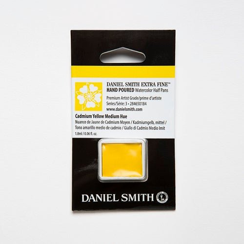 Daniel Smith Extra Fine Watercolor Half Pan - Cadmium Yellow Medium Hue - merriartist.com