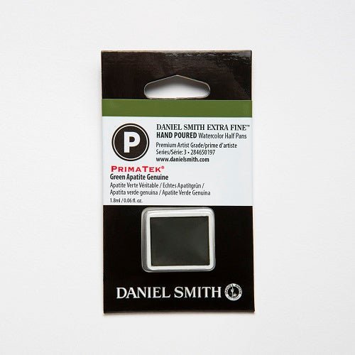 Daniel Smith Extra Fine Watercolor Half Pan - Green Apatite Genuine - merriartist.com