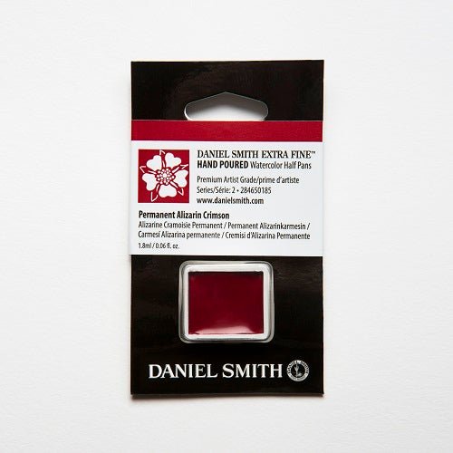 Daniel Smith Extra Fine Watercolor Half Pan - Permanent Alizarin Crimson - merriartist.com
