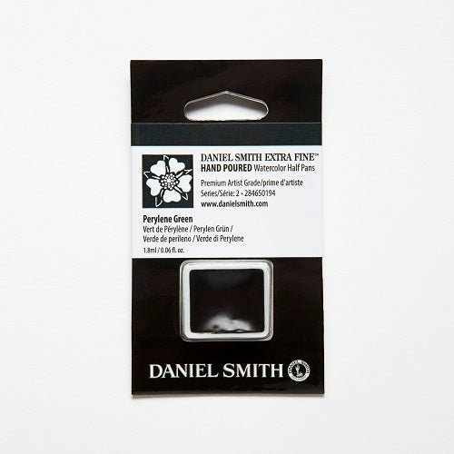 Daniel Smith Extra Fine Watercolor Half Pan - Perylene Green - merriartist.com