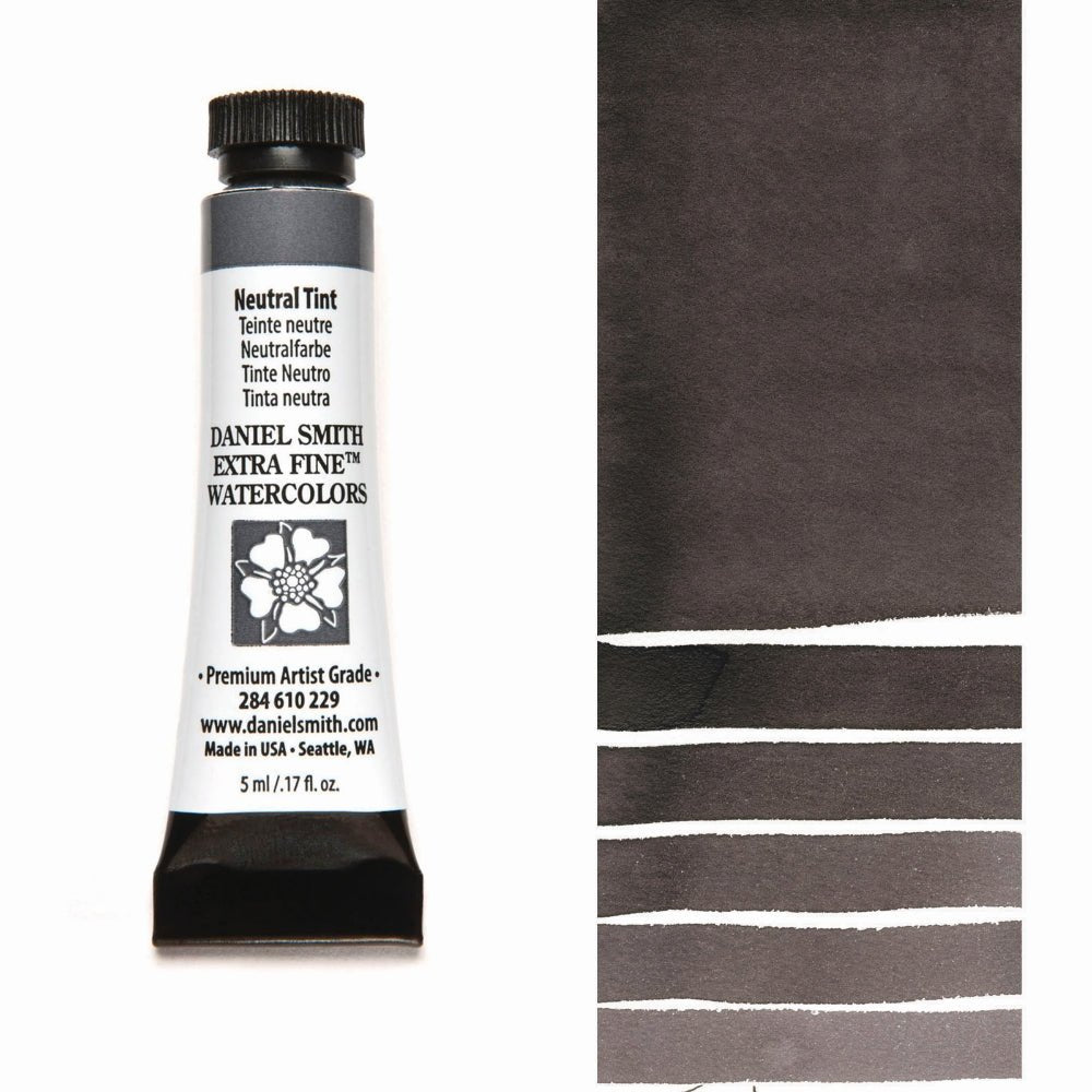 Daniel Smith Extra Fine Watercolor - Neutral Tint 5 ml (small tube) - merriartist.com