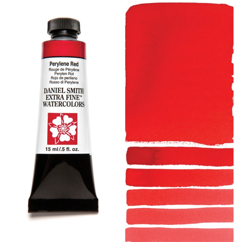 Daniel Smith Extra Fine Watercolor - Perylene Red 15 ml - merriartist.com