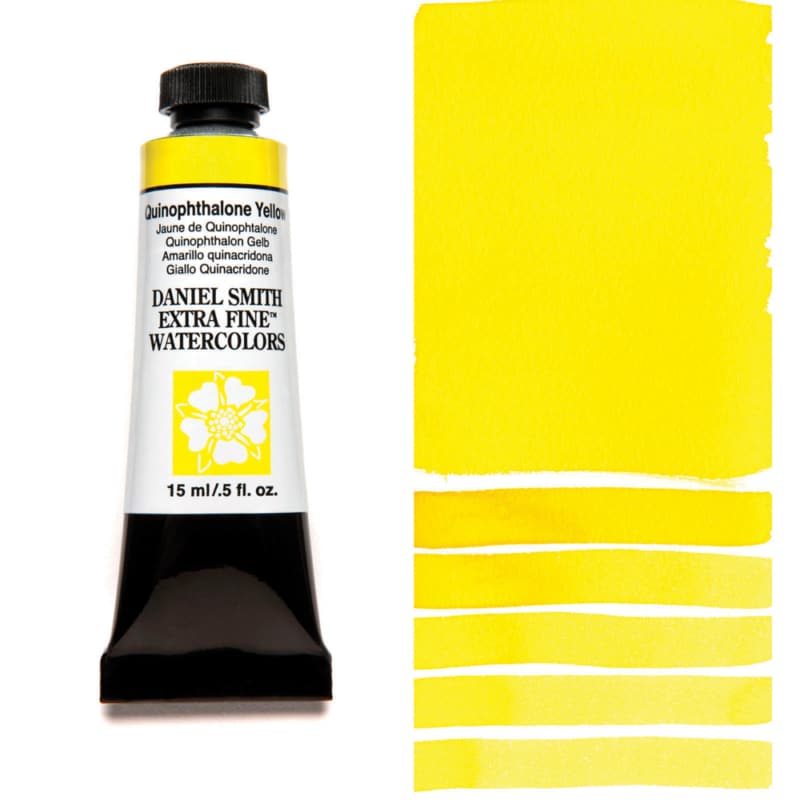Daniel Smith Extra Fine Watercolor - Quinophthalone Yellow (PY138) 15 ml - merriartist.com