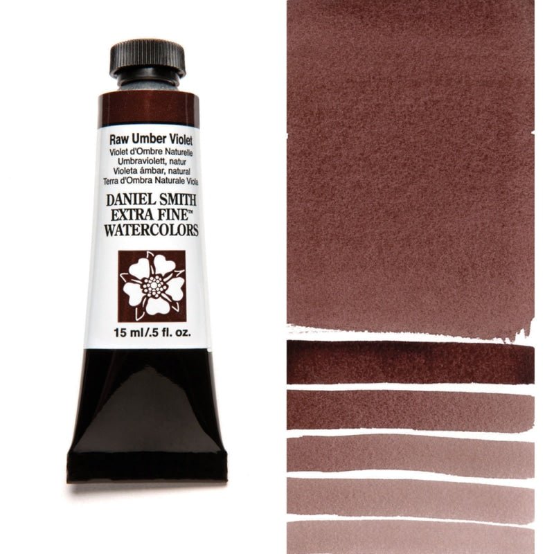 Daniel Smith Extra Fine Watercolor - Raw Umber Violet 15 ml - merriartist.com