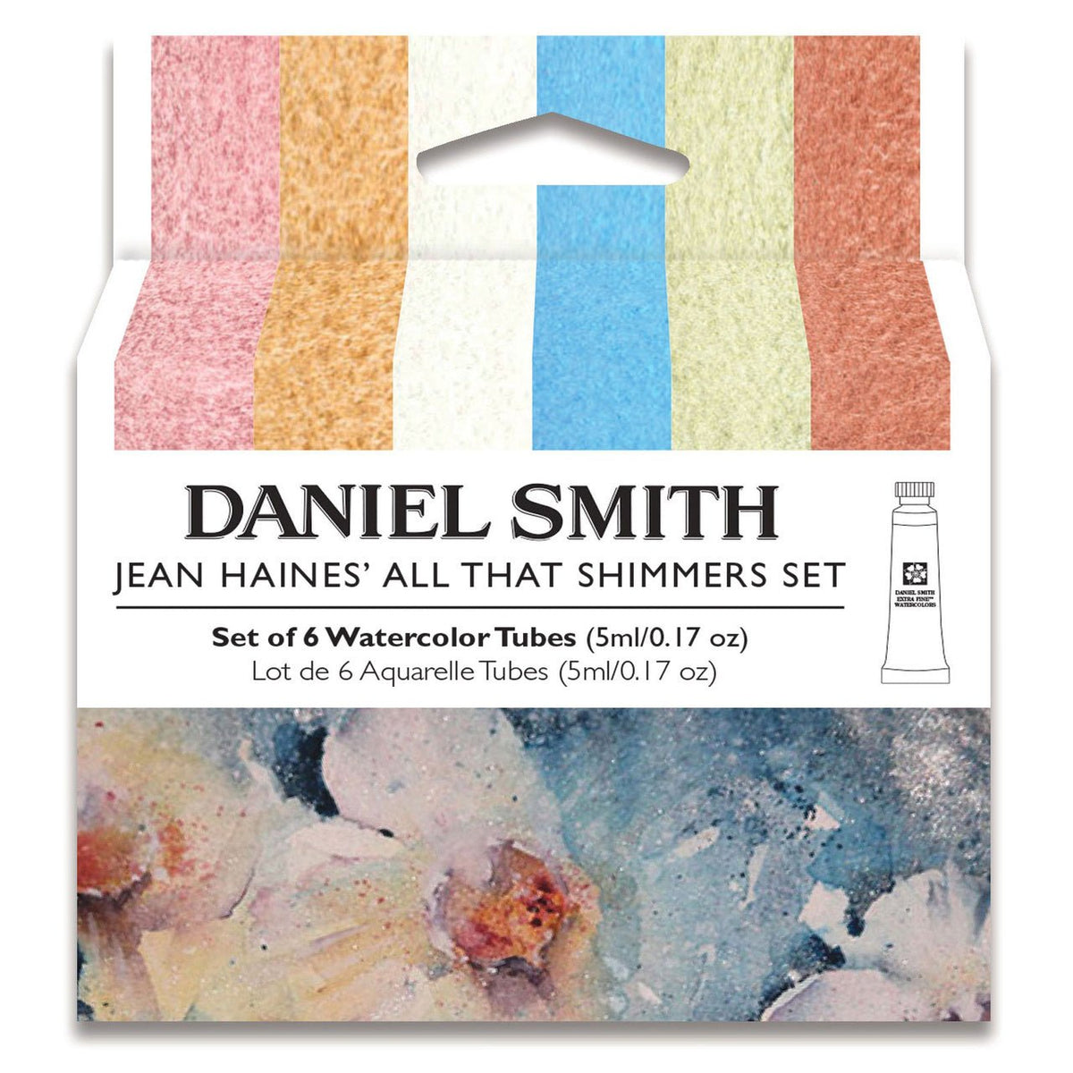 Daniel Smith Extra Fine Watercolor Set - 6 Color - Jean Haines' All That Shimmers Set (6 X 5ml tubes) - merriartist.com