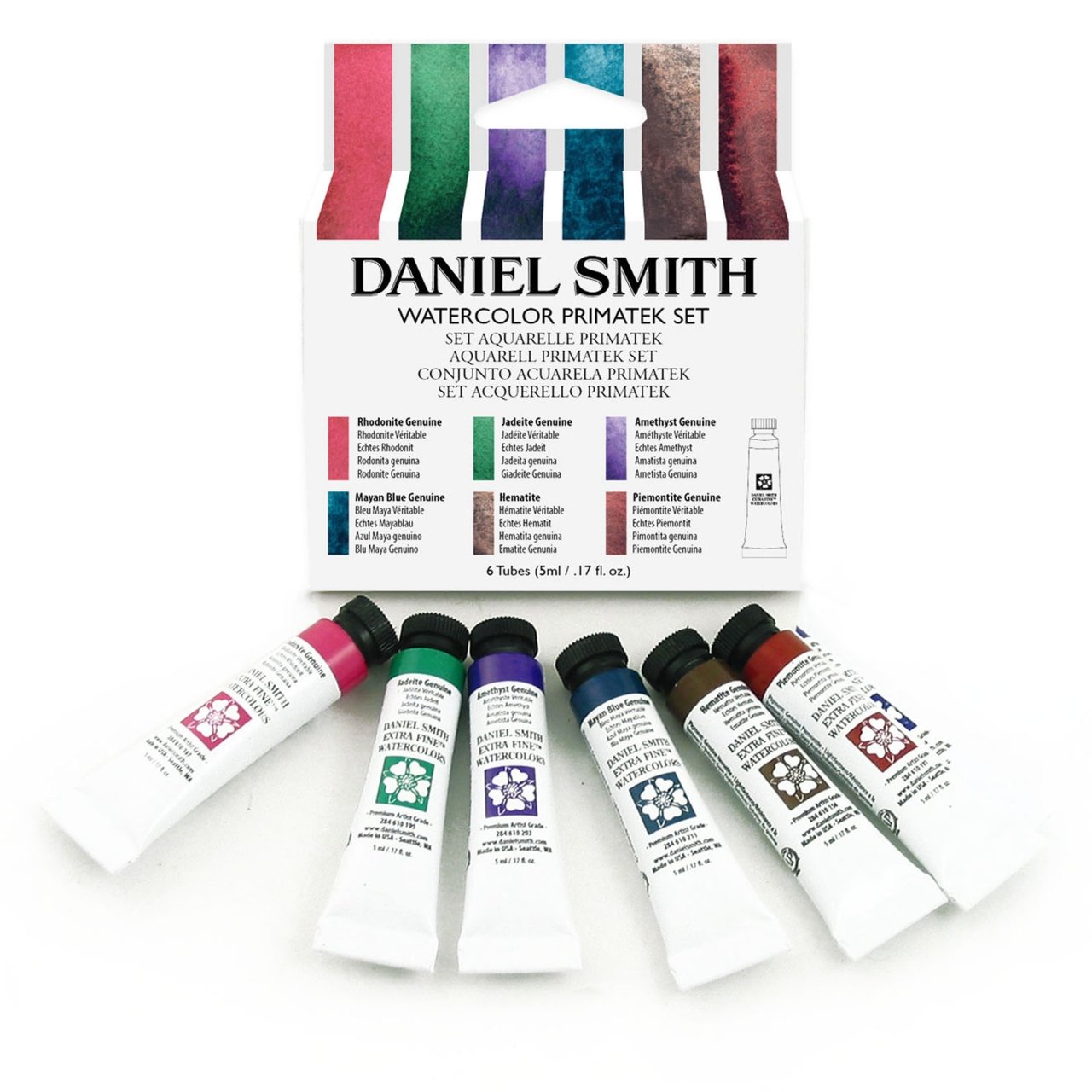 Daniel Smith Extra Fine Watercolor Set - Primatek Set (6 X 5ml tubes) - merriartist.com
