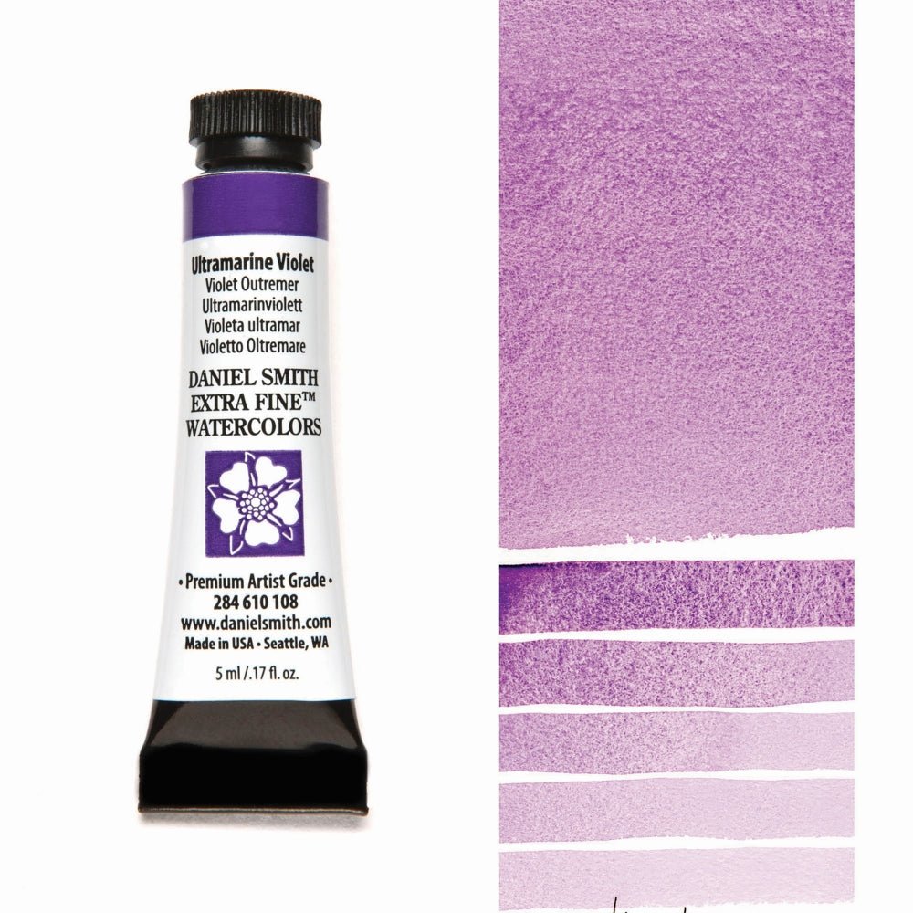 Daniel Smith Extra Fine Watercolor - Ultramarine Violet 5 ml (small tube) - merriartist.com