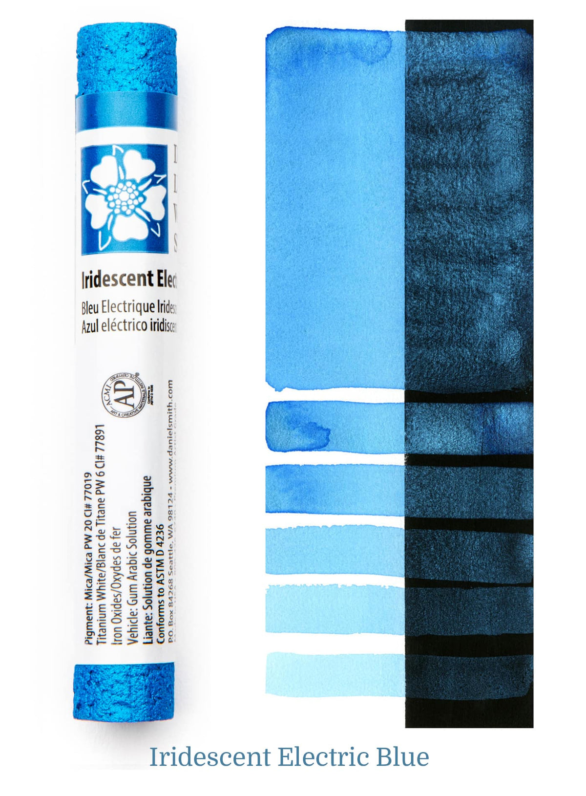 Daniel Smith Watercolor Stick - 3 inch - Electric Blue - merriartist.com