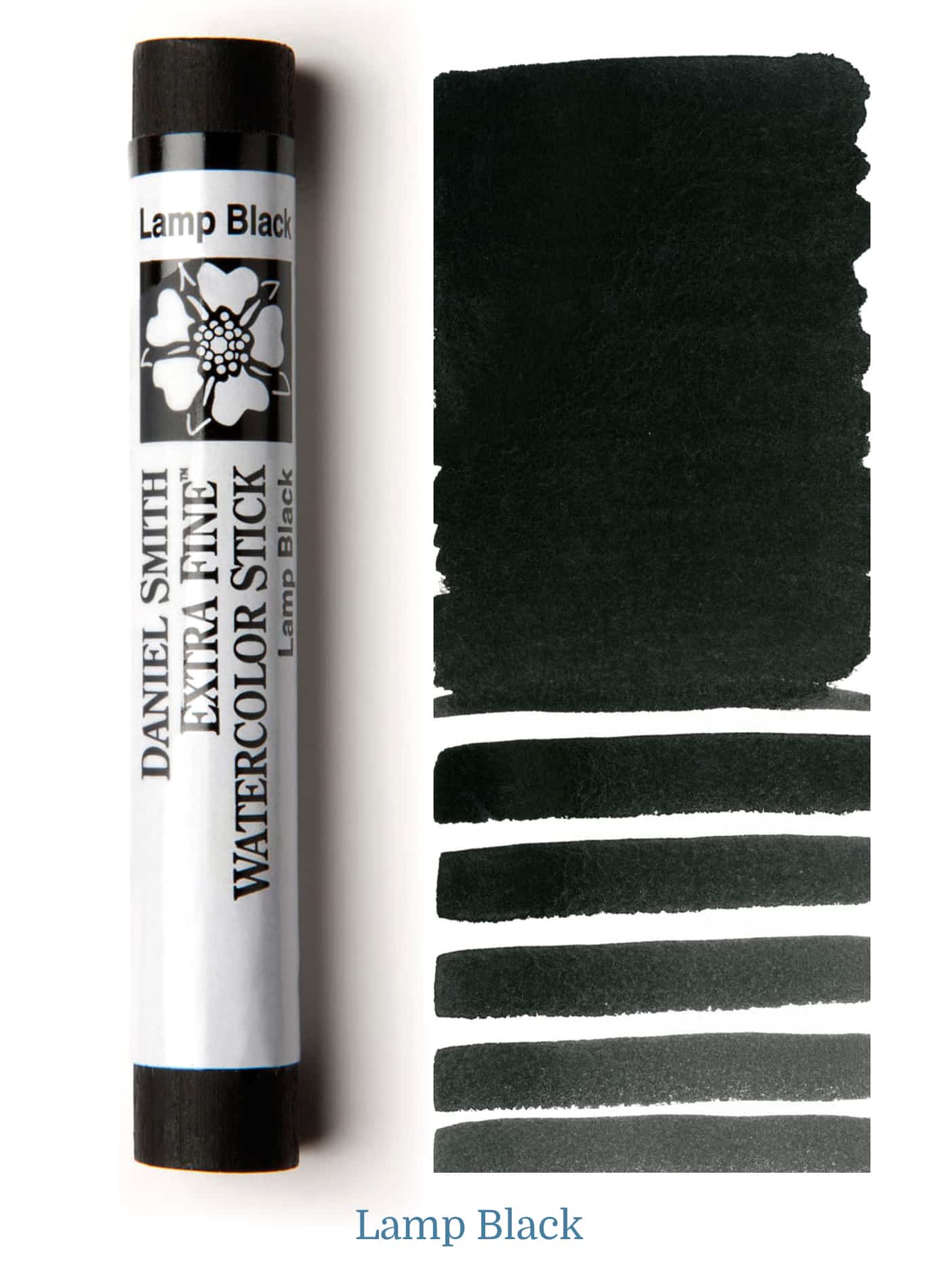 Daniel Smith Watercolor Stick - 3 inch - Lamp Black - merriartist.com
