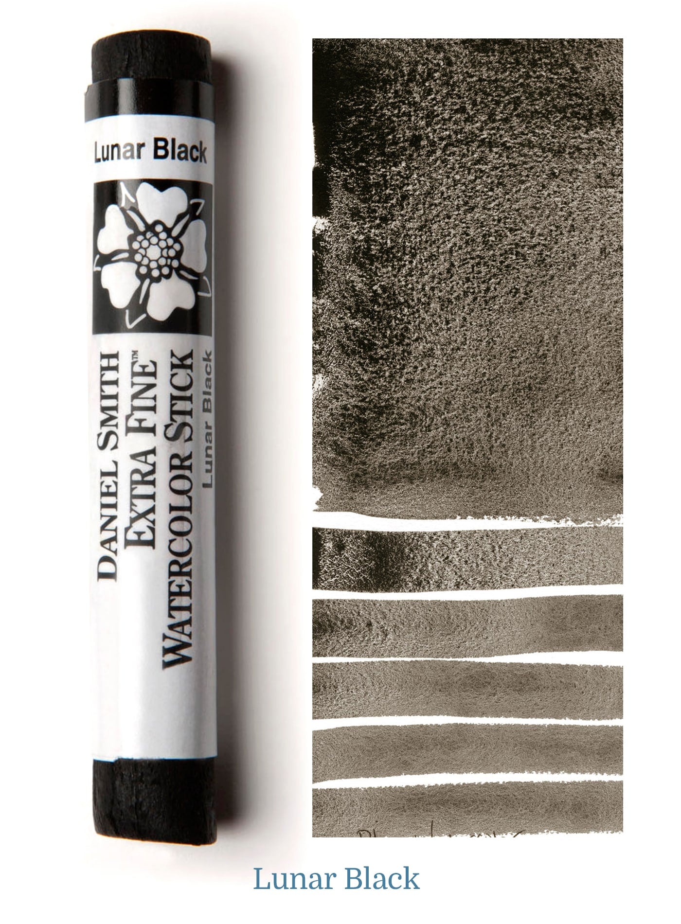 Daniel Smith Watercolor Stick - 3 inch - Lunar Black - merriartist.com