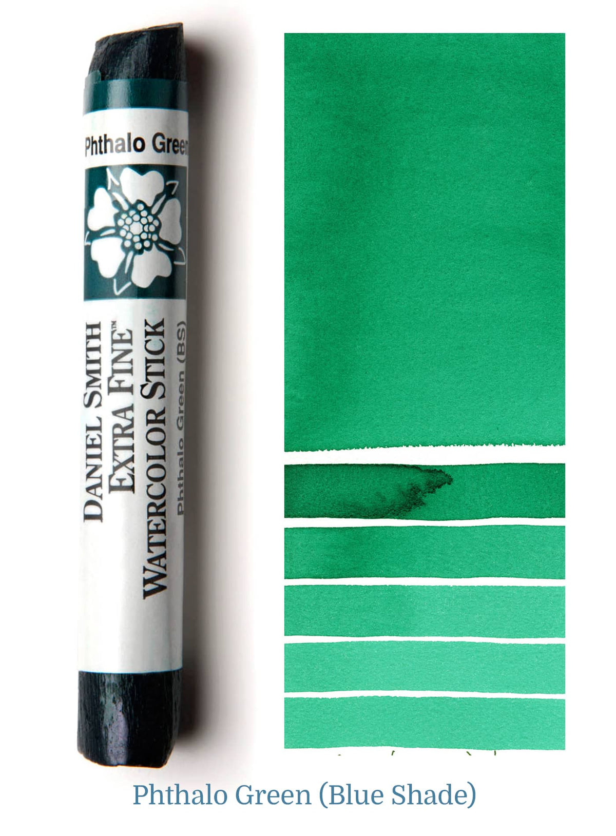 Daniel Smith Watercolor Stick - 3 inch - Phthalo Green (Blue Shade) - merriartist.com