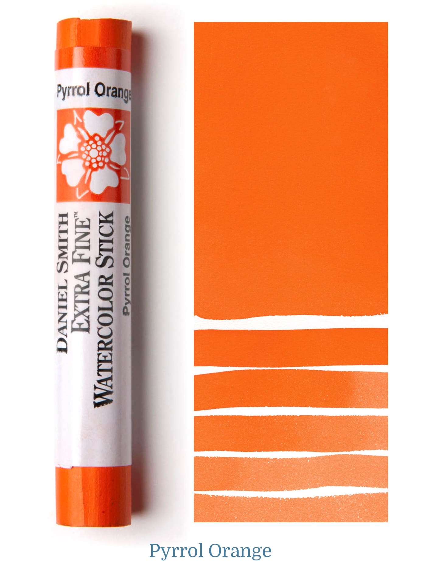 Daniel Smith Watercolor Stick - 3 inch - Pyrrol Orange - merriartist.com