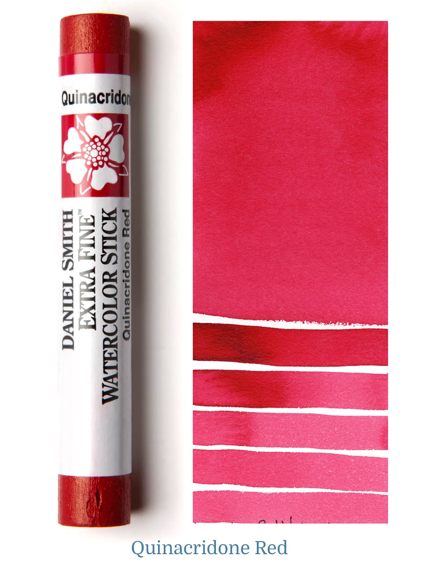 Daniel Smith Watercolor Stick - 3 inch - Quinacridone Red - merriartist.com