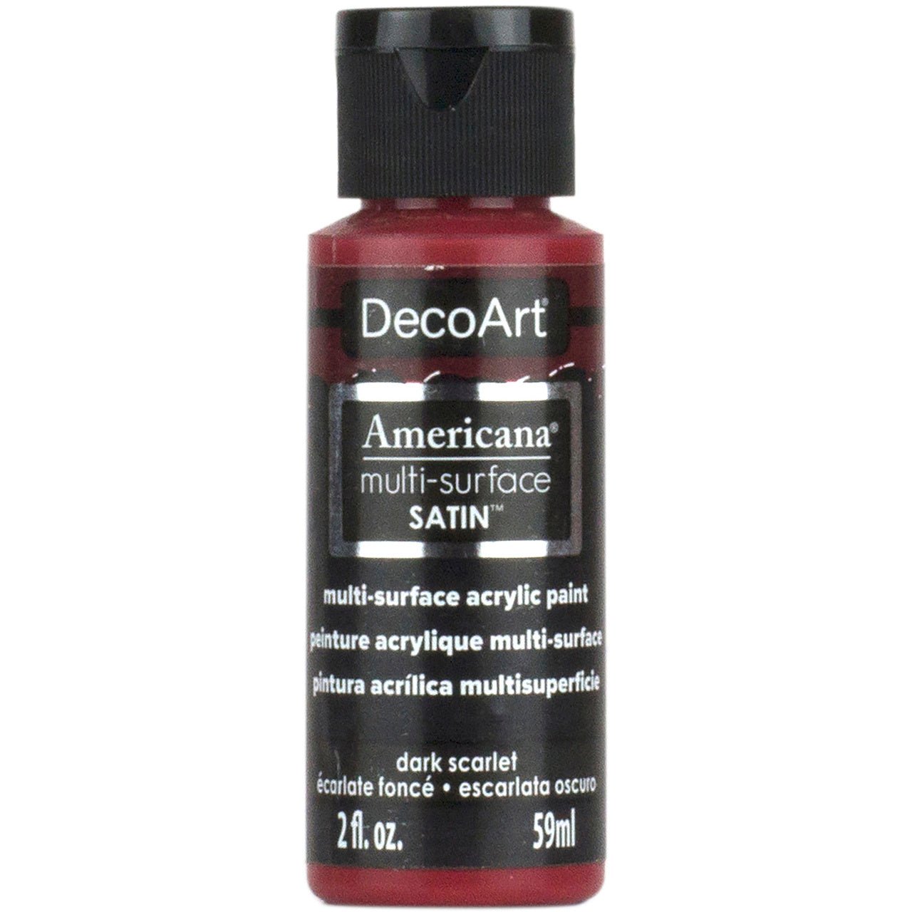 DecoArt Americana Multi-Surface 2oz - Dark Scarlet - merriartist.com