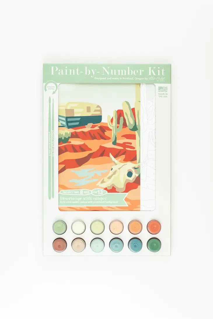 Desertscape Paint-by-Number Kit - merriartist.com