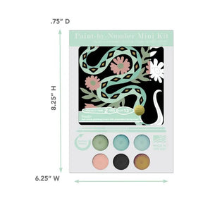 elle crée Snake MINI Paint-by-Number Kit - merriartist.com