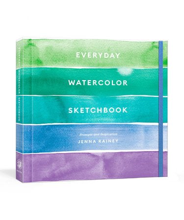 Everyday Watercolor Sketchbook by Jenna Rainey - merriartist.com
