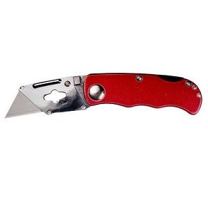 Excel Folding Lock back Utility Knife with 6 Blades (color will vary) - merriartist.com
