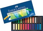 Faber-Castell Creative Studio Soft Pastels Set of 24 Half-Sticks - merriartist.com