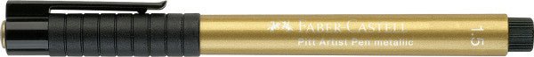 Faber-Castell PITT Artist Pen - Metallic Gold - merriartist.com