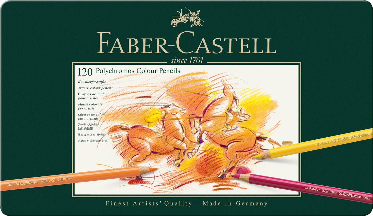 Faber-Castell Polychromos Artist Colored Pencil Set of 120 - merriartist.com