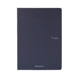 Fabriano Ecoqua Original Staple-Bound Notebooks, 5.8" x 8.3" (A5) - 40 Blank Sheets - Navy - merriartist.com
