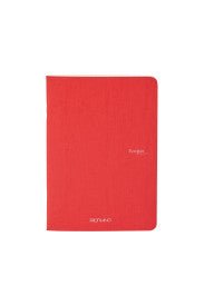 Fabriano Ecoqua Original Staple-Bound Notebooks, 5.8" x 8.3" (A5) - 40 Blank Sheets - Red - merriartist.com