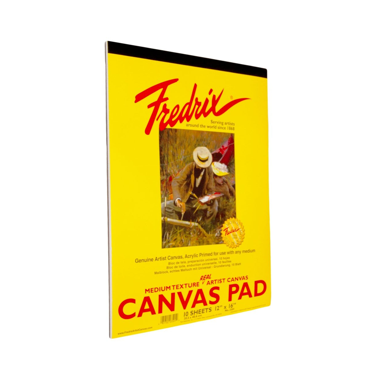 Fredrix Real Canvas Pad 12X16 - merriartist.com