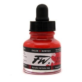 FW Acrylic Ink - 1 fl oz - Flame Red - merriartist.com