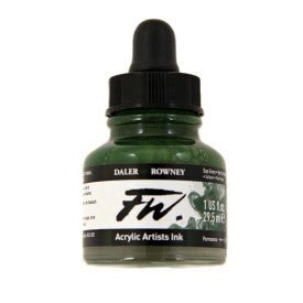 FW Acrylic Ink - 1 fl oz - Sap Green - merriartist.com